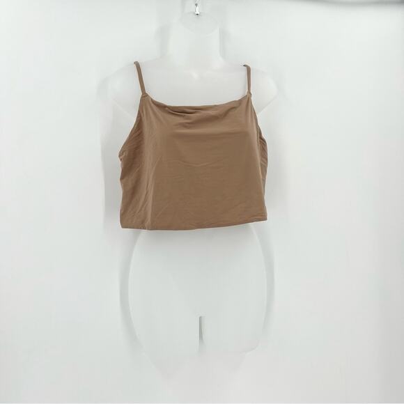 SKIMS Fits Everybody Strappy Back Cami Tank Sienna Nude Tan Size 3XL NEW - Picture 8 of 12